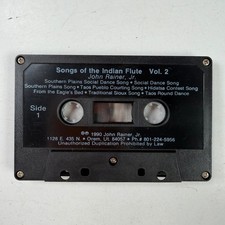 John Rainer, Jr. Songs of the Indian Flute Vol. 2 Cassette 1990 Native American picture