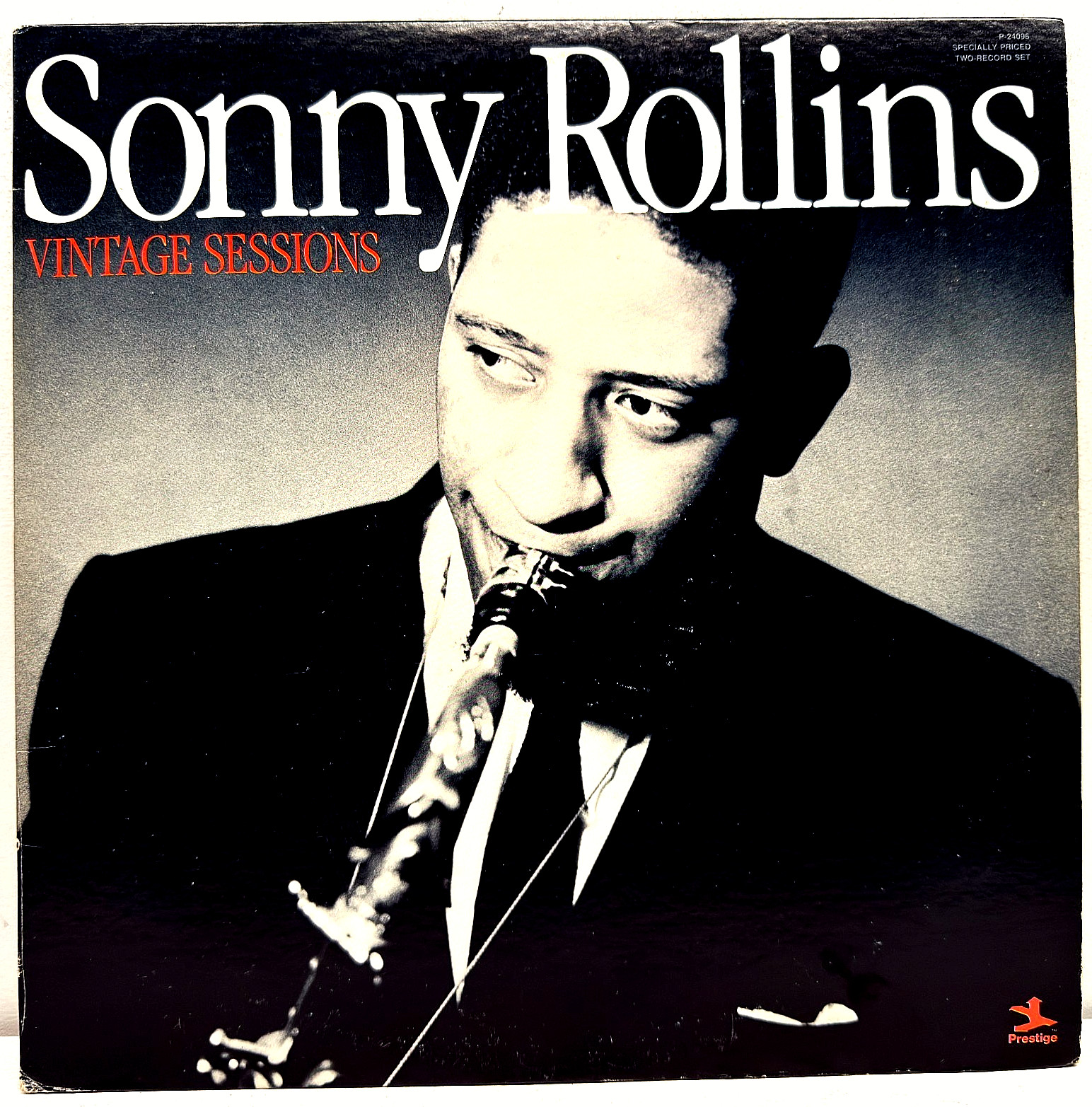 Sonny Rollins Vintage Sessions 1981 Vinyl Prestige 2LP Promo VG+ Jazz