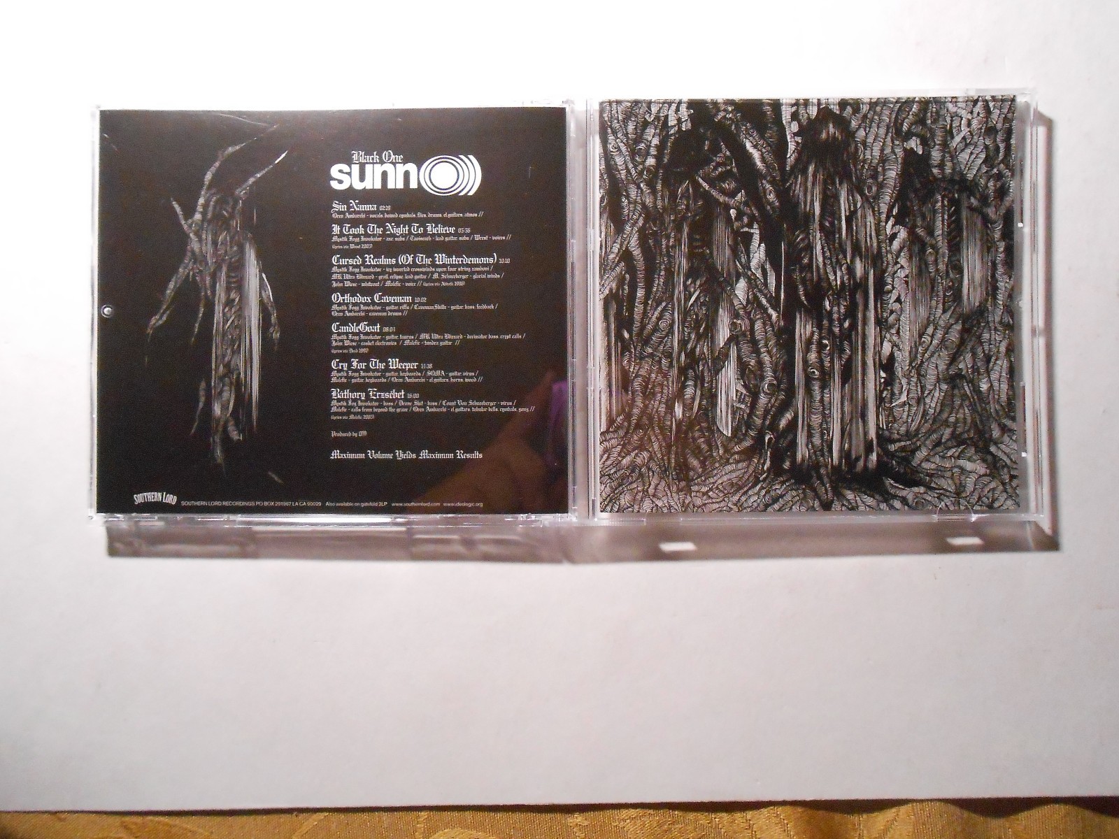 Best Price Perfect Condition ::   Sunn O))) Black One CD