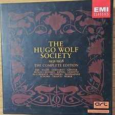The Hugo Wolf Society 1931 - 1938 The Complete Edition (EMI 5 66640 2) 5-CD Box picture