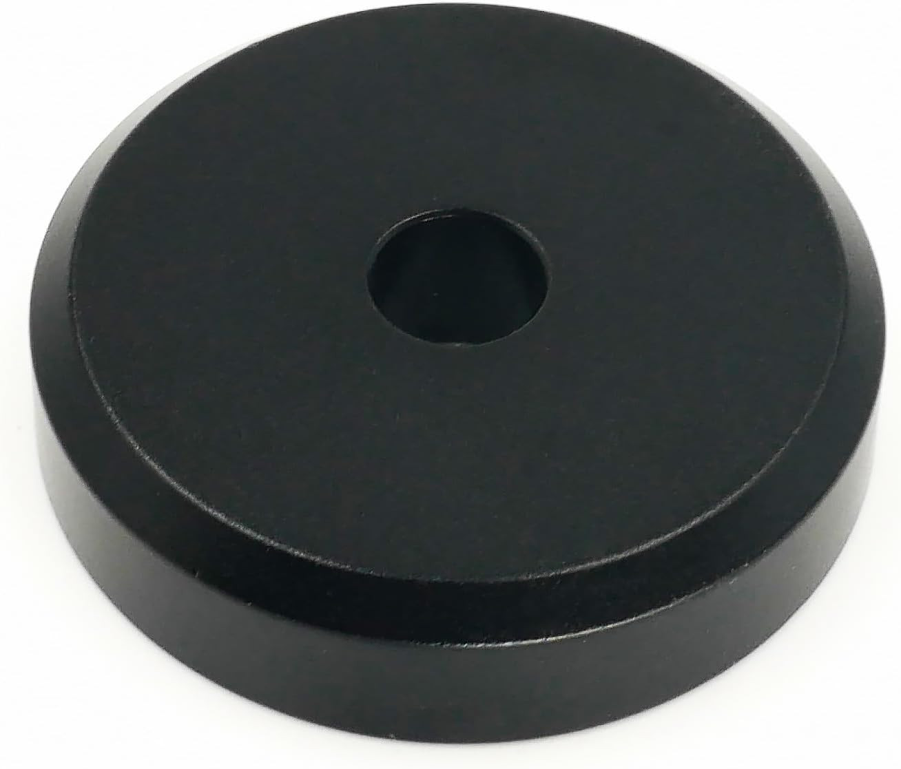 45 RPM Record Adapter Aluminum Turntable Adapter for Vinyl Record Player Black