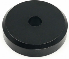 45 RPM Record Adapter Aluminum Turntable Adapter for Vinyl Record Player Black picture
