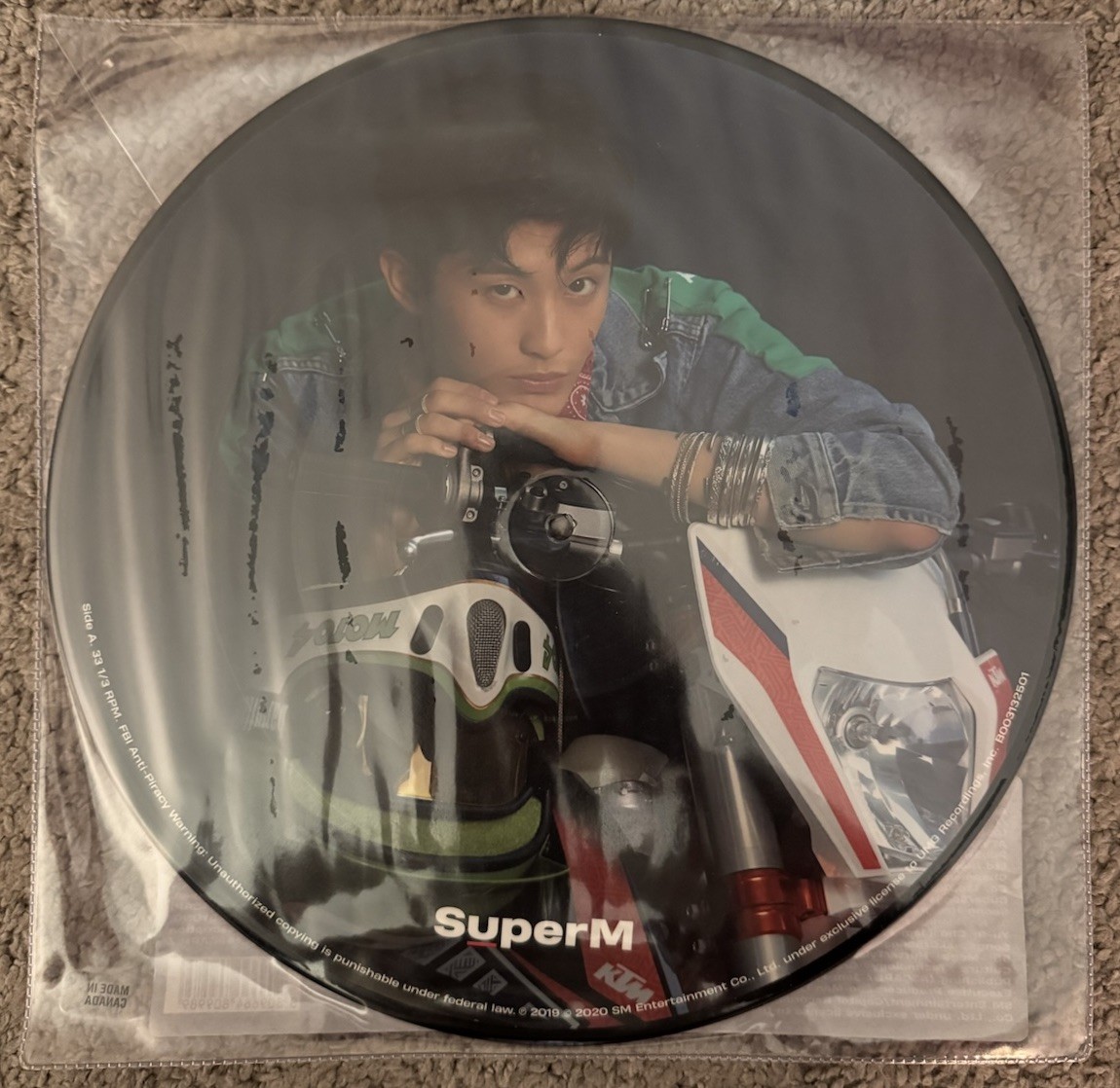 SuperM 1st Mini Album [SuperM] Vinyl Mark Ver. KPOP OFFICIAL