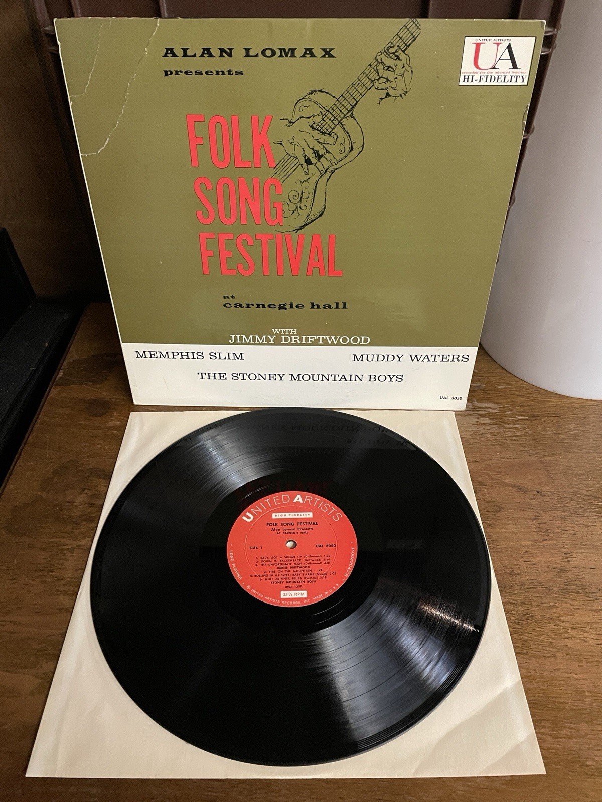 Rare Blues FOLK SONG FESTIVAL Alan Lomax ORIG 1959 MONO LP NM- MUDDY WATERS