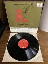 Rare Blues FOLK SONG FESTIVAL Alan Lomax ORIG 1959 MONO LP NM- MUDDY WATERS picture