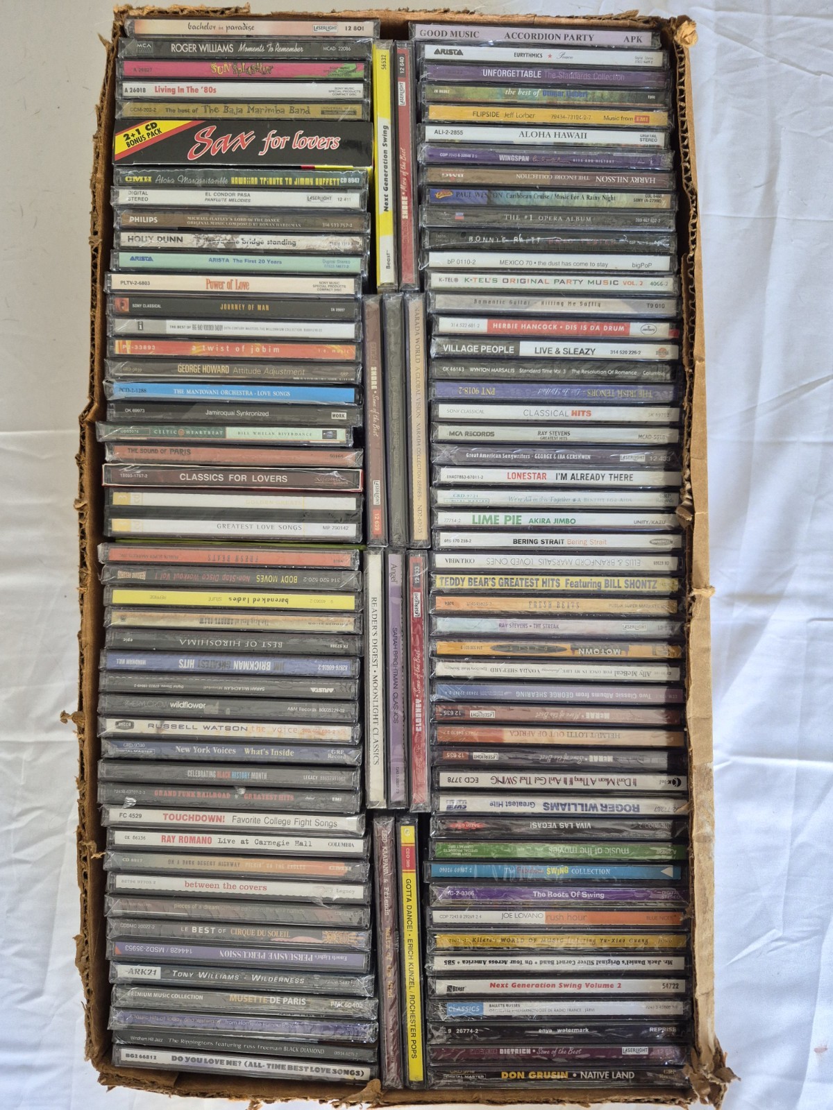 LOT OF 106 CDs Factory Sealed NEW NOS Music Bulk Job Lot Jazz World Classical