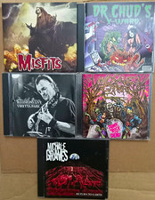 Lot 5 Punk Rock CDs Misfits Dr. Chud's X-Ward Viretta Park Michael Graves picture