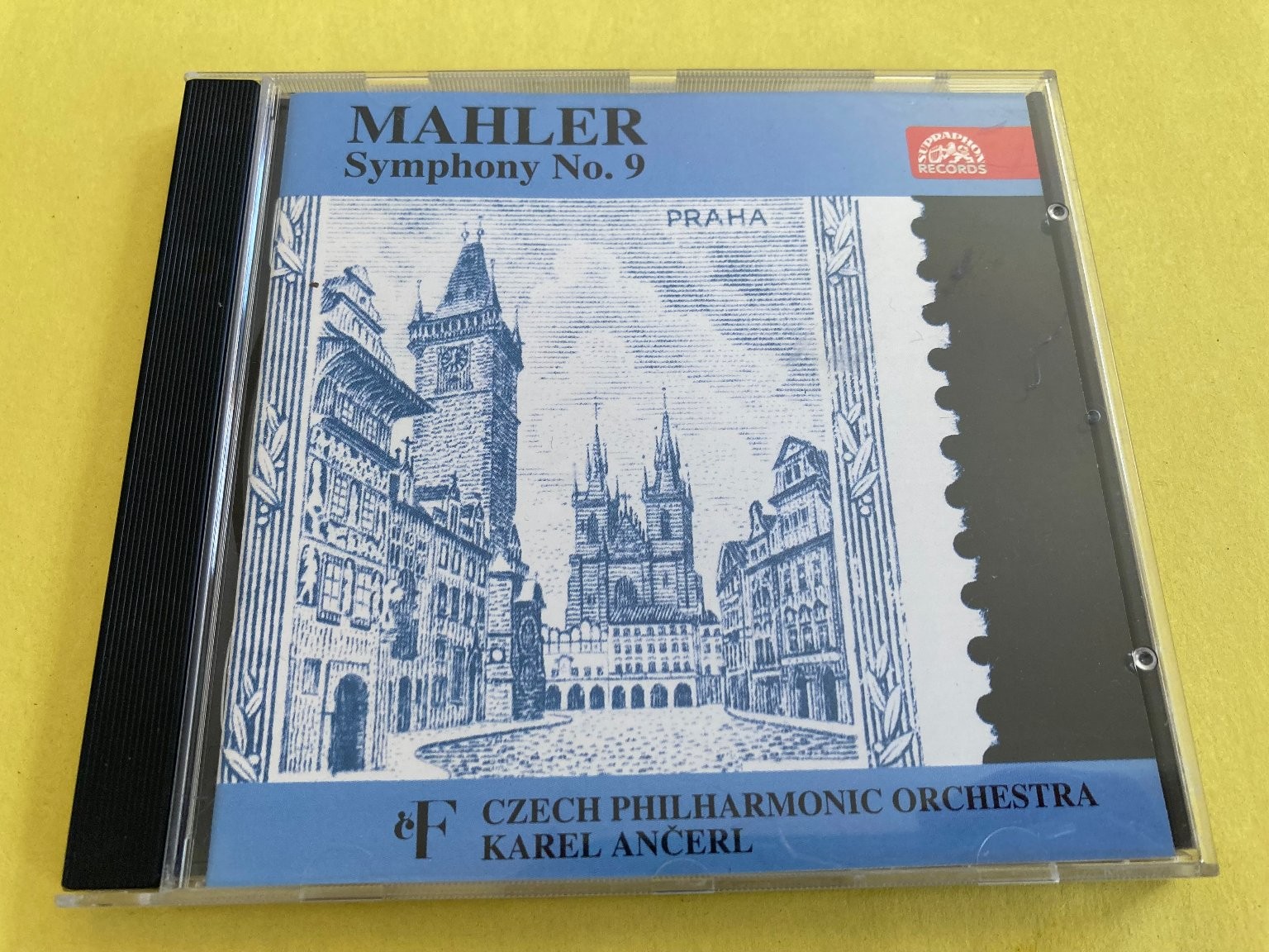 Mahler - Symphony No. 9 CD 1990 Czech Philharmonic Ancerl Classical Supraphon