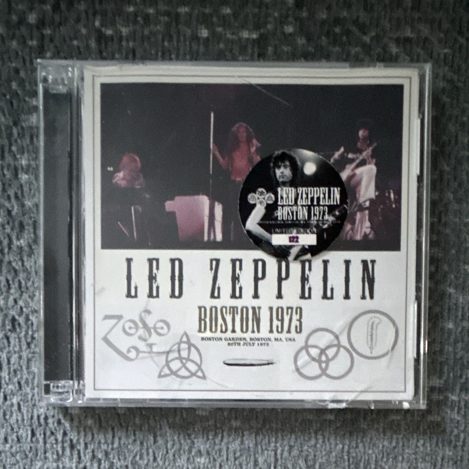 Led Zeppelin Boston 1973 Live Boston Garden 7/20/73 2CD NO LABEL