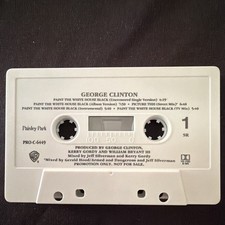 George Clinton Paint the White House Black 1993 PRO-C-6449 Cassette Promo picture