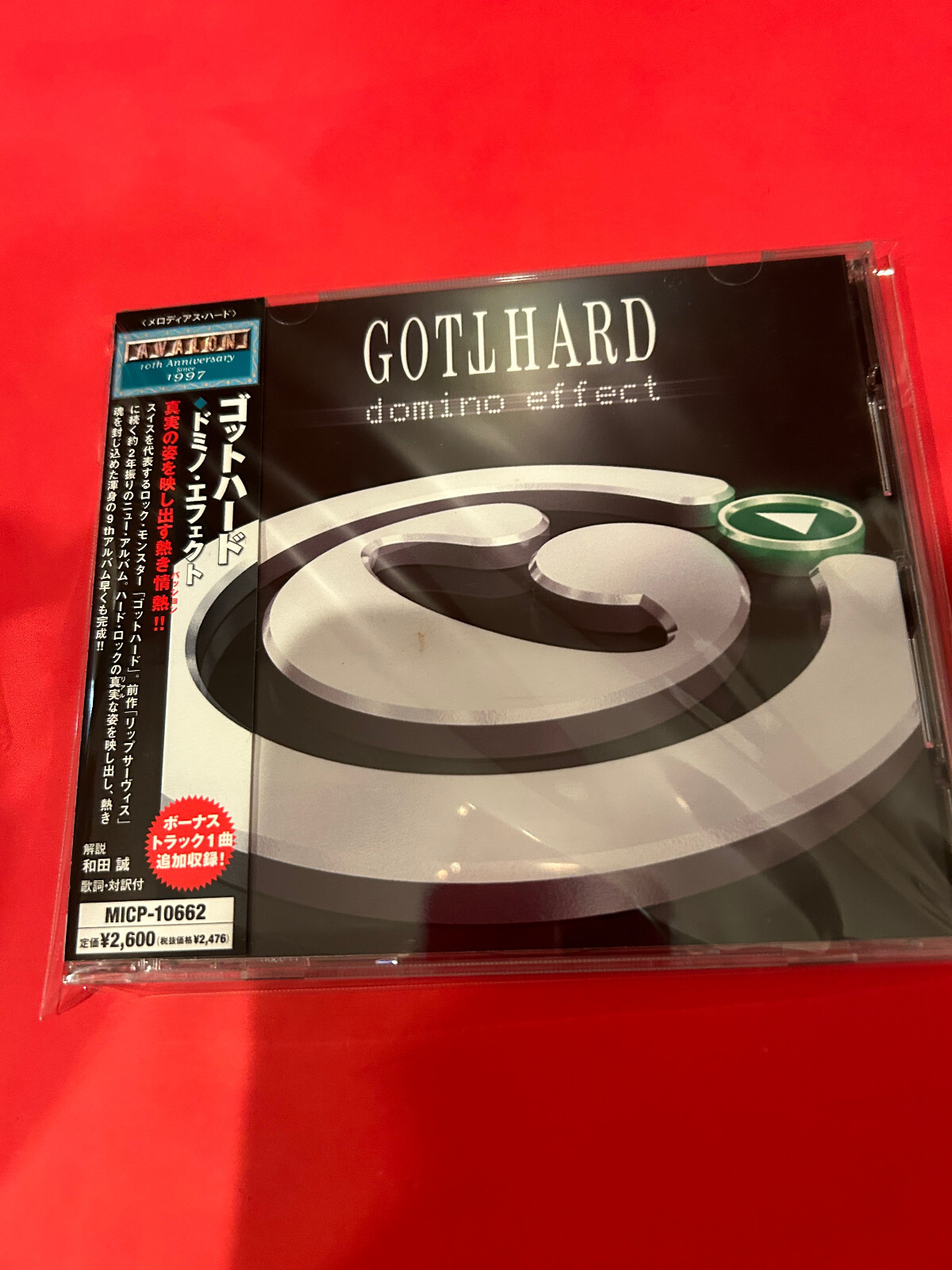 GOTTHARD-Domino Effect-2007 CD JAPAN EDITION RELEASE STEVE LEE