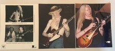 JOHNNY WINTER, 2x RARE ORIG PHOTOGRAPHER PICS+PRESS KIT PHOTO+FREE BOOK, L@@K  picture