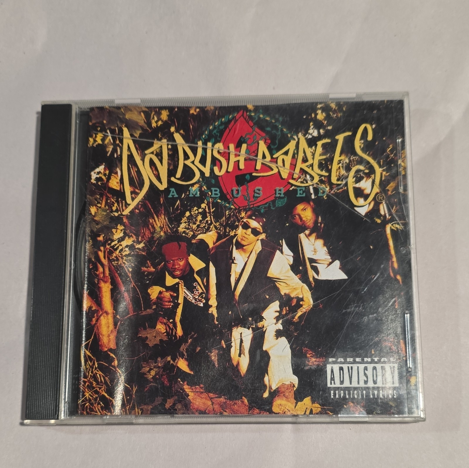RARE 1ST PRESS Da Bush Babees Ambushed 1994 Jazz Rap CD Reprise