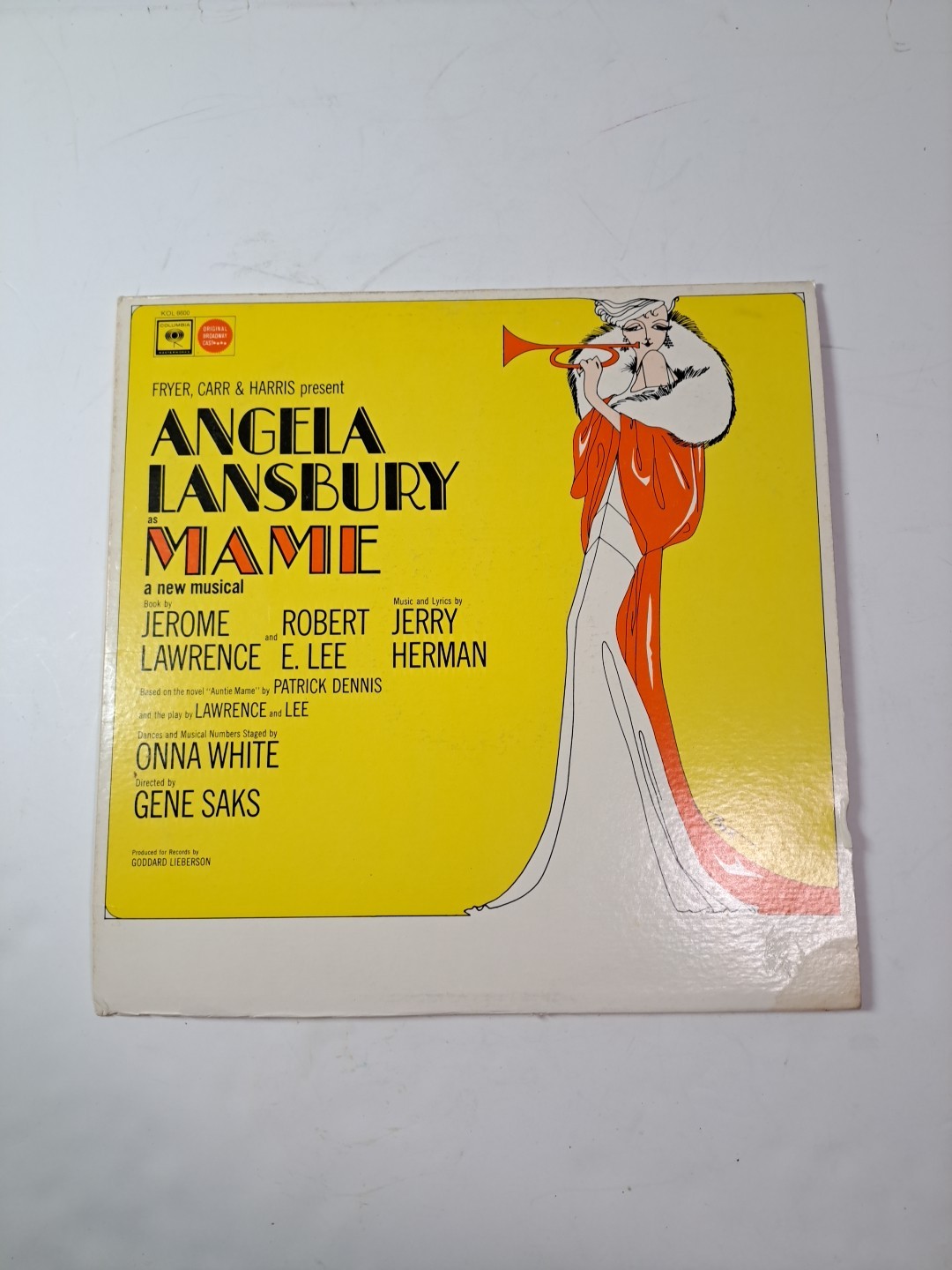 Vintage Angela Lansbury as Mame Musical Soundtrack Vinyl Record