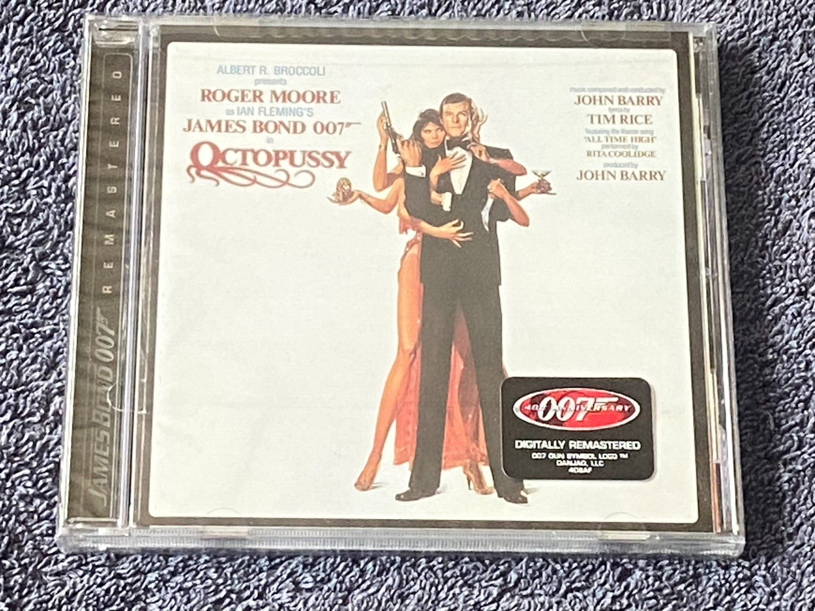 OCTOPUSSY Soundtrack CD 2003 Remastered BRAND NEW w/ 007 HYPE STICKER 40TH Ann
