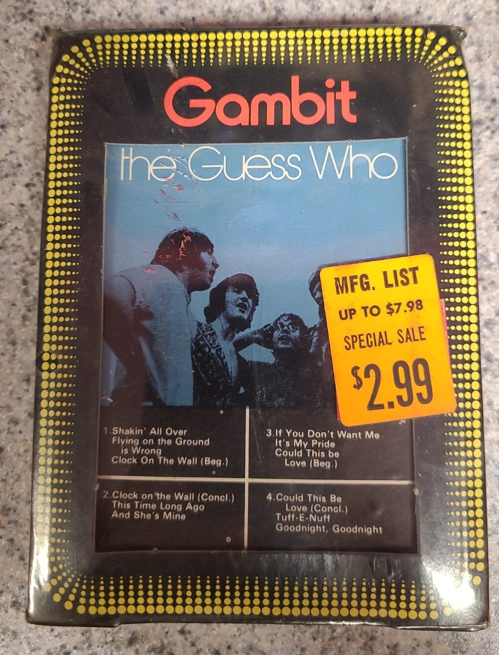 The Guess Who - Self Titled 8-Track Gambit SEALED VTG 