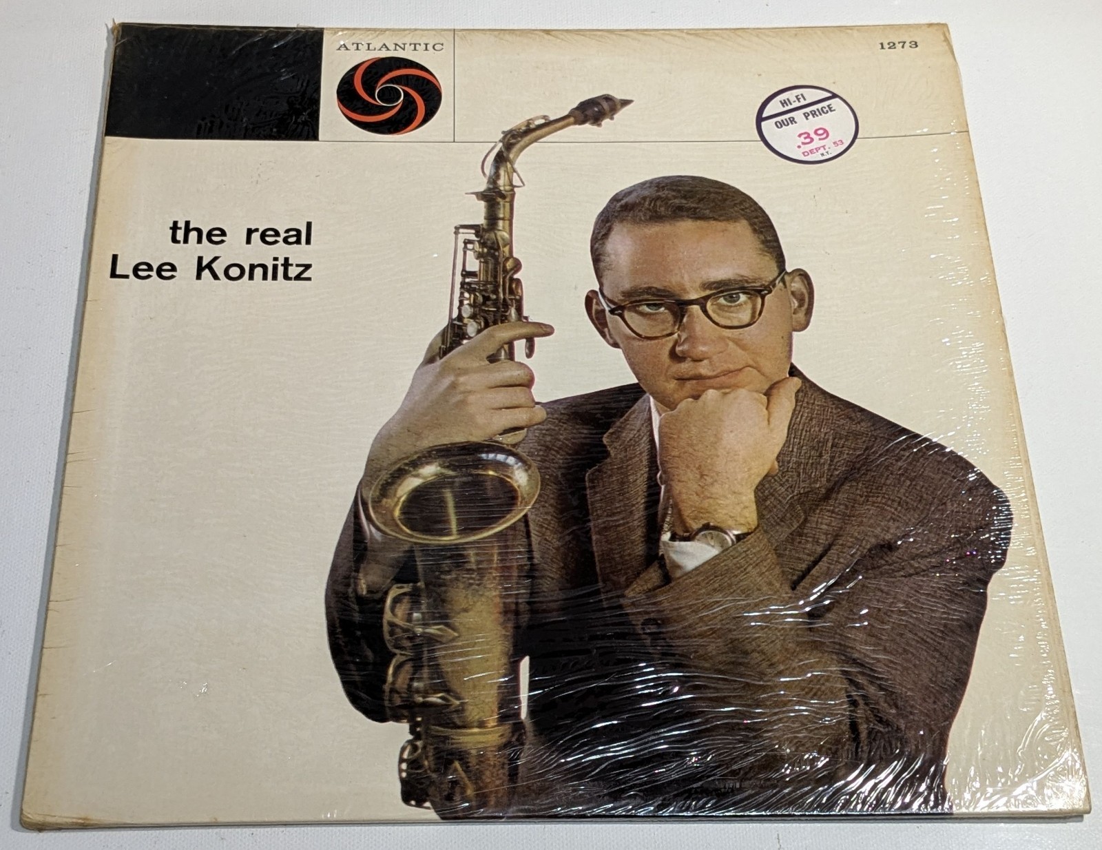 Lee Konitz The Real Lee Konitz LP Atlantic 1273 US Orig Black Label Shrink EX
