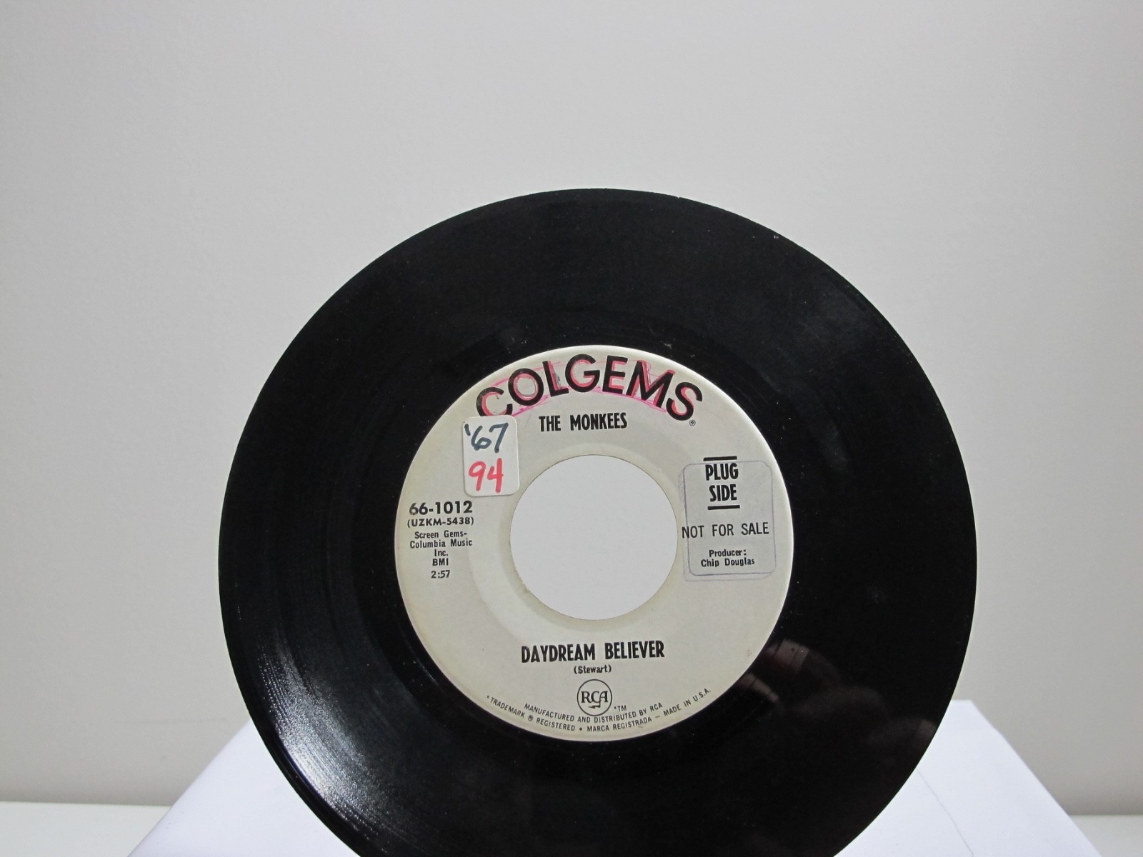 45 RECORD - THE MONKEES -  DAYDREAM BELIEVER
