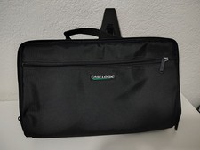 Vintage 90s Case Logic 30 Cassette Tape Storage Case Soft Zipper Carrier Strap picture