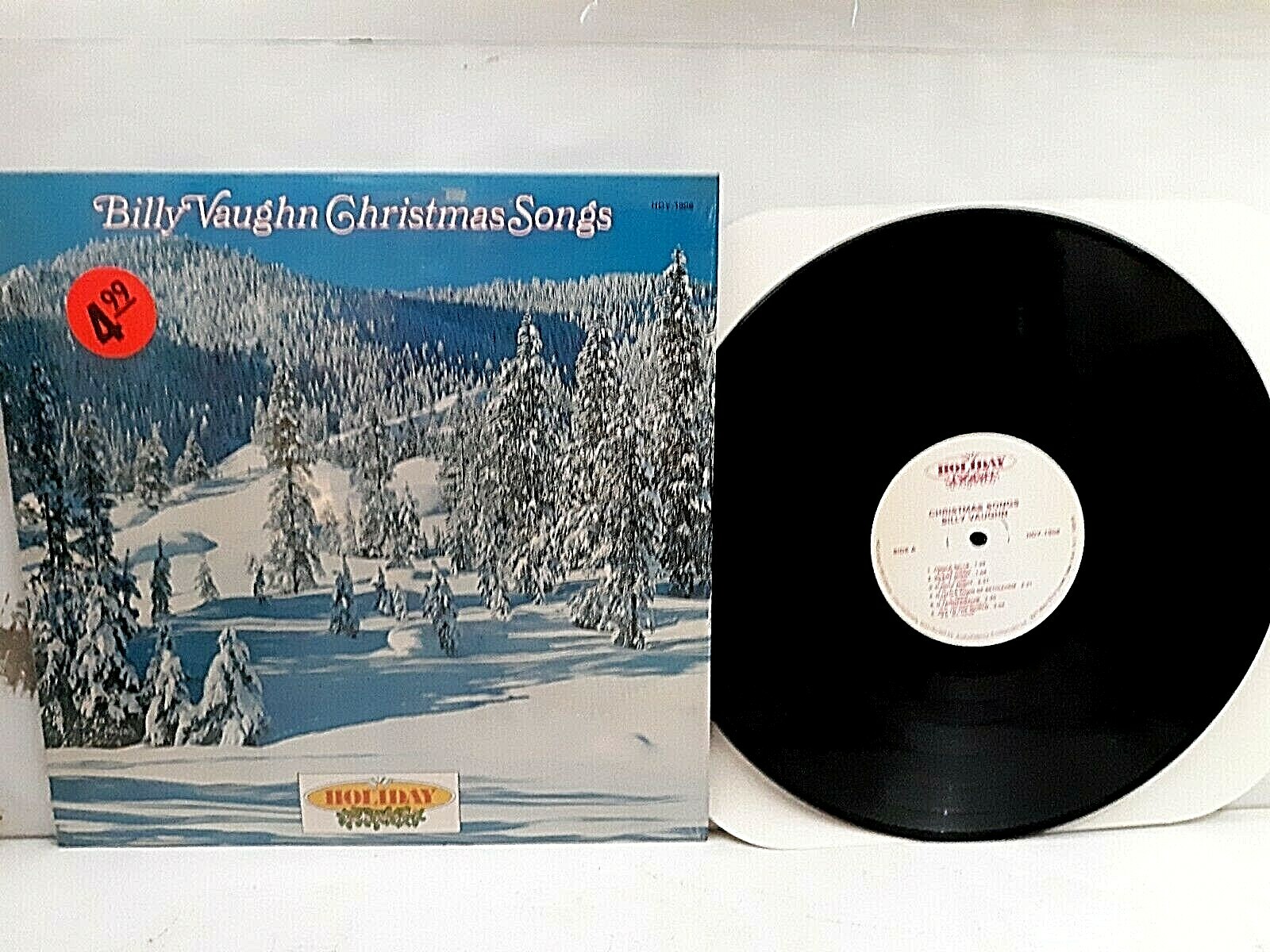 Billy Vaughn Christmas Songs vinyl LP Holiday Records HDY-1906 1980 Jazz