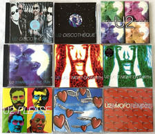 U2 CD Lot (9 CDs) Pop PopMart Era 1997-98 Imports Remixes B-Sides Live Mofo Rare picture