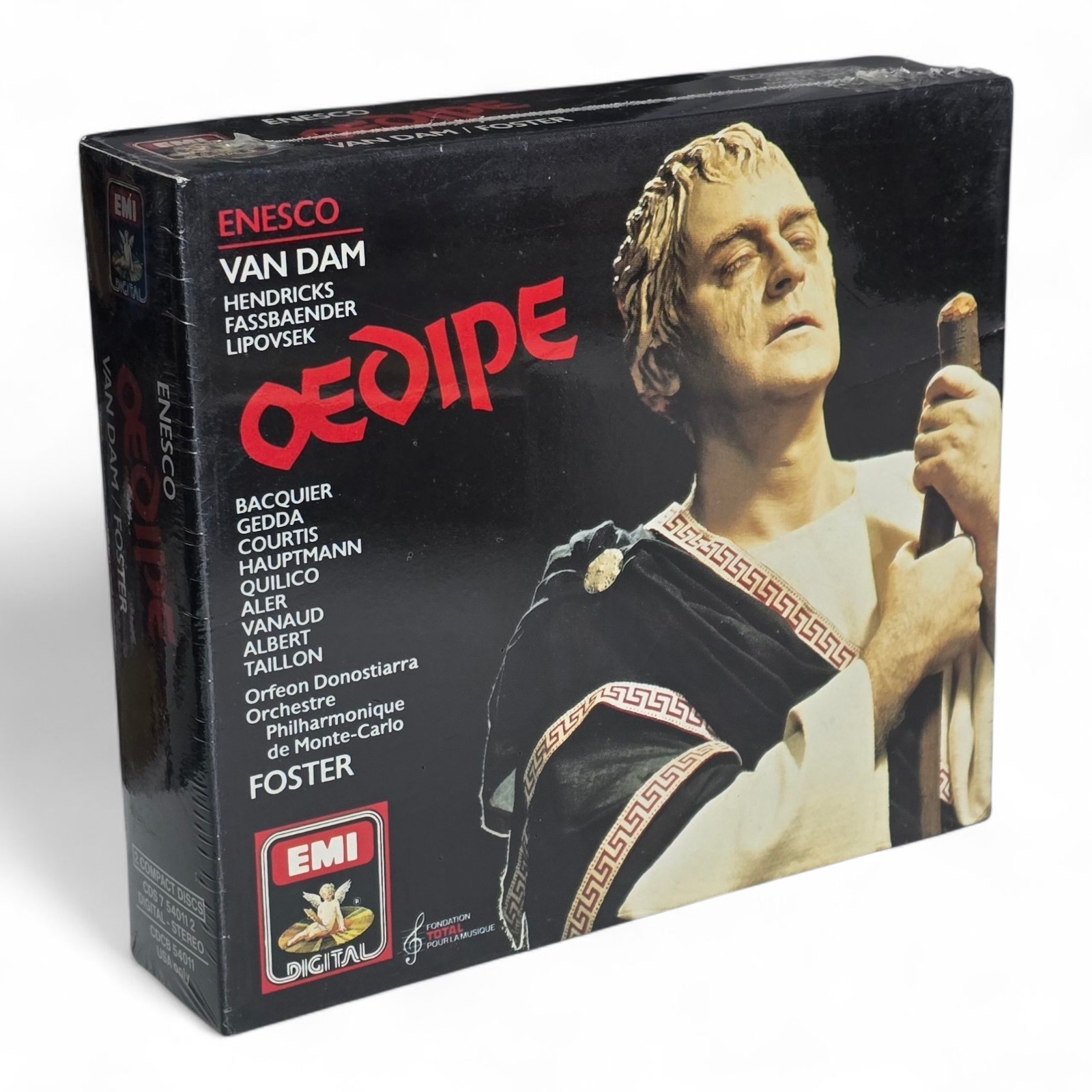 GEORGE ENESCO: Oedipe (1990) 2 CDs + Booklet BRAND NEW, EMI Music Distribution