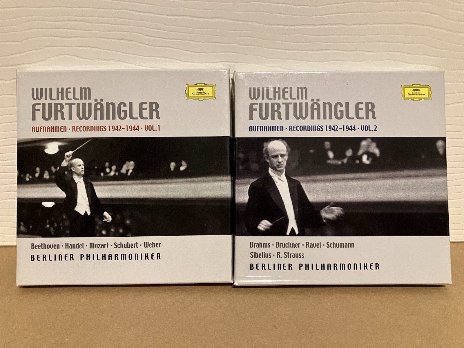 WILHELM FURTWANGLER Aufnahmen Recordings ‘42 - ‘44 Vol 1 & 2 CD box Sets 9 Discs