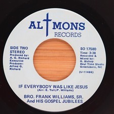 BRO FRANK WILLIAMS SR & HIS GOSPEL JUBILEES - IF EVERY - BLACK GOSPEL 45 *HEAR* picture