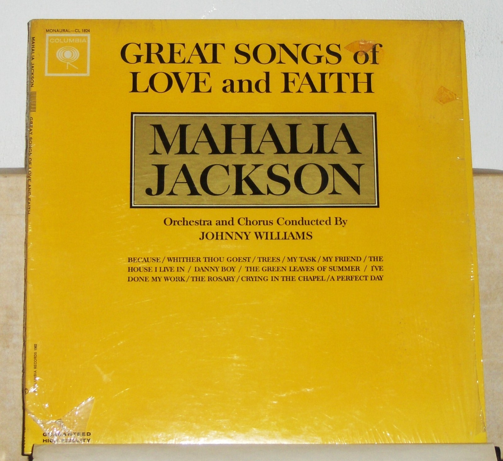 Mahalia Jackson - Great Songs Of Love And Faith - Vinyl LP Record - Excellent