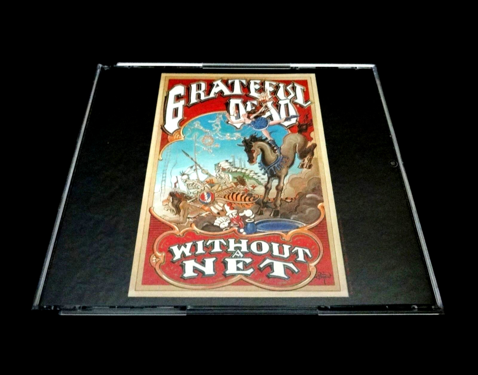 Grateful Dead Without A Net 1989 1990 Tour Live Jerry Garcia Rick Griffin 2 CD
