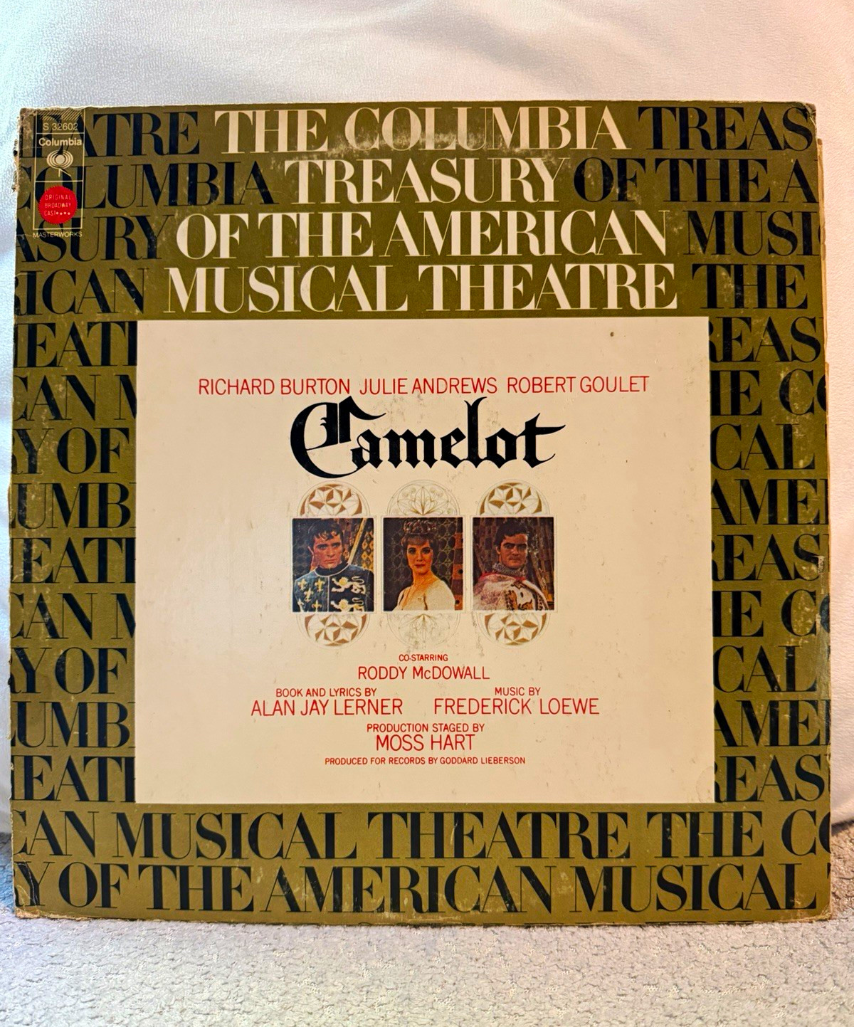 Columbia Masterworks Treasury Camelot Burton Andrews Goulet 2LP Stereo S 32602