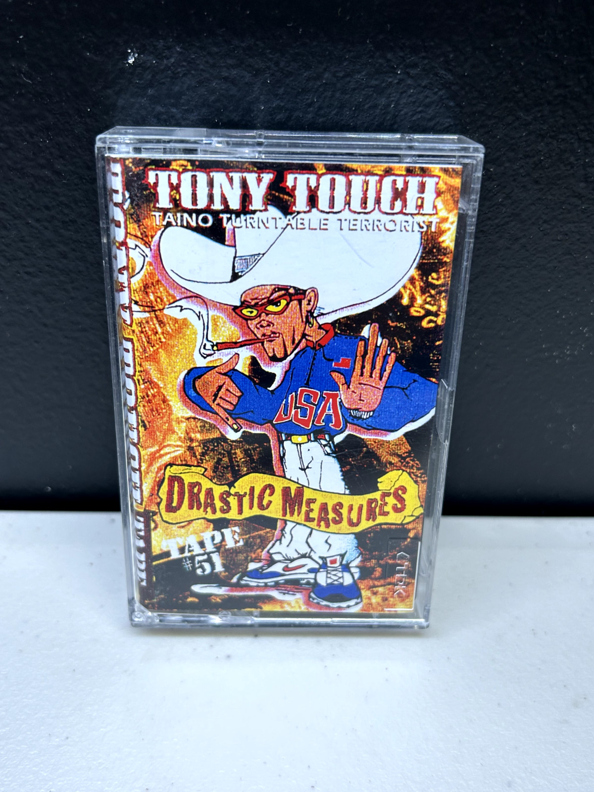 DJ TONY TOUCH HIP HOP 51 DRASTIC MEASURES ORIGINAL NYC 90S MIXTAPE CASSETTE TAPE