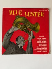 Blue Lester LP Lester Young Savoy Records 12068 G+ Cleaned 1st Edition 1956 picture