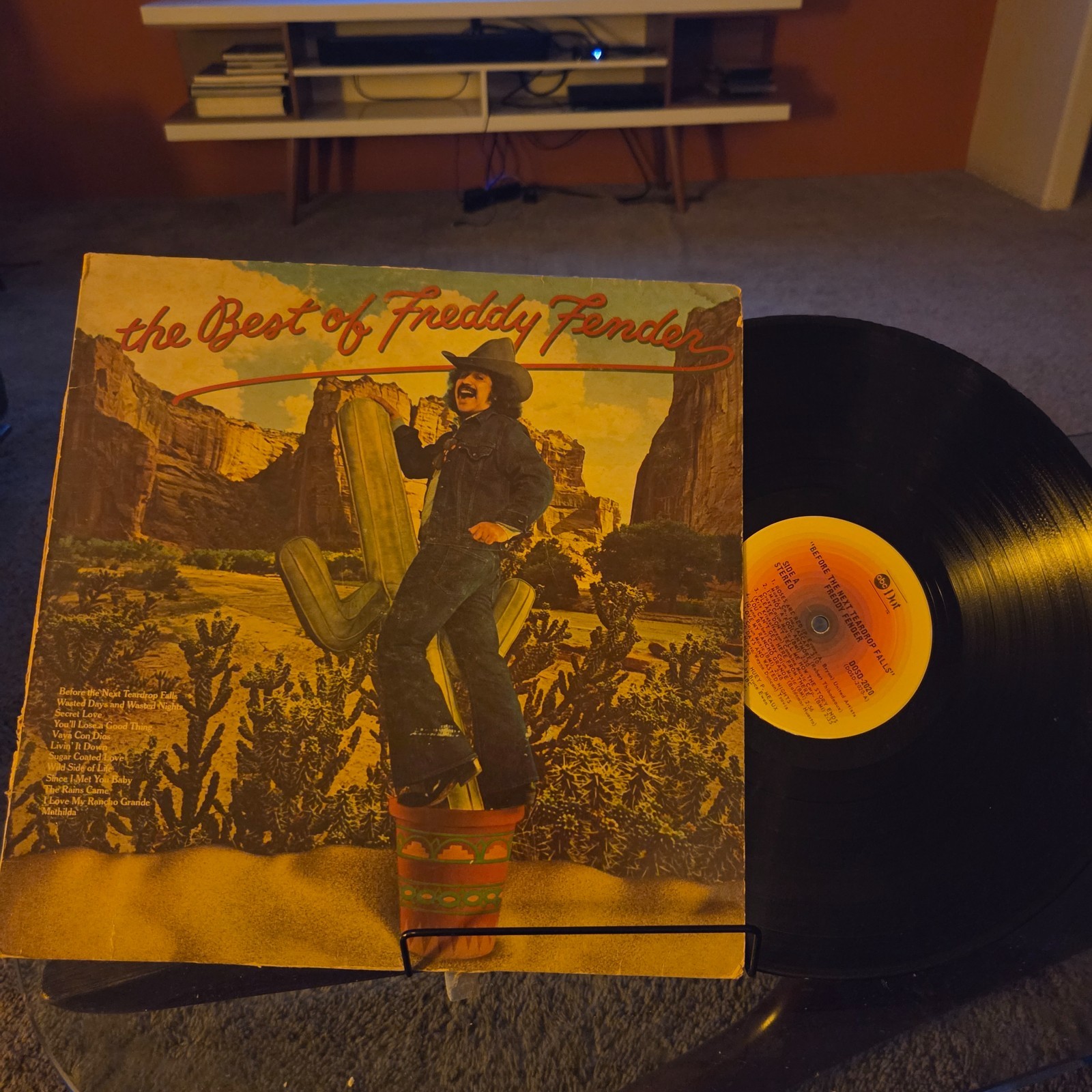Freddy Fender – The Best Of Freddy Fender - 1977 Vinyl LP VG