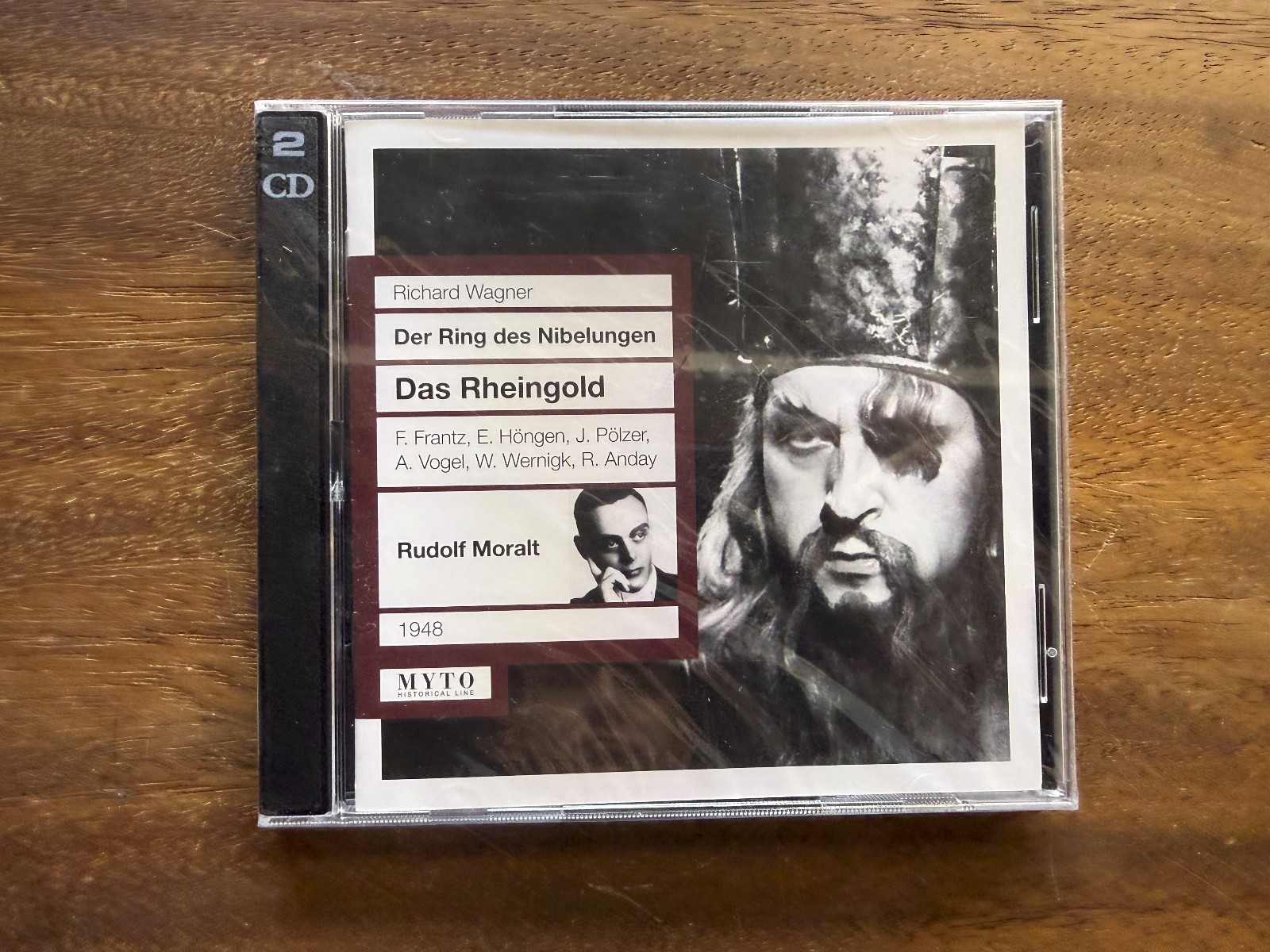 Das Rheingold: Frantz-Poell by Wagner / Moralt (CD, 2010) sealed case small crac