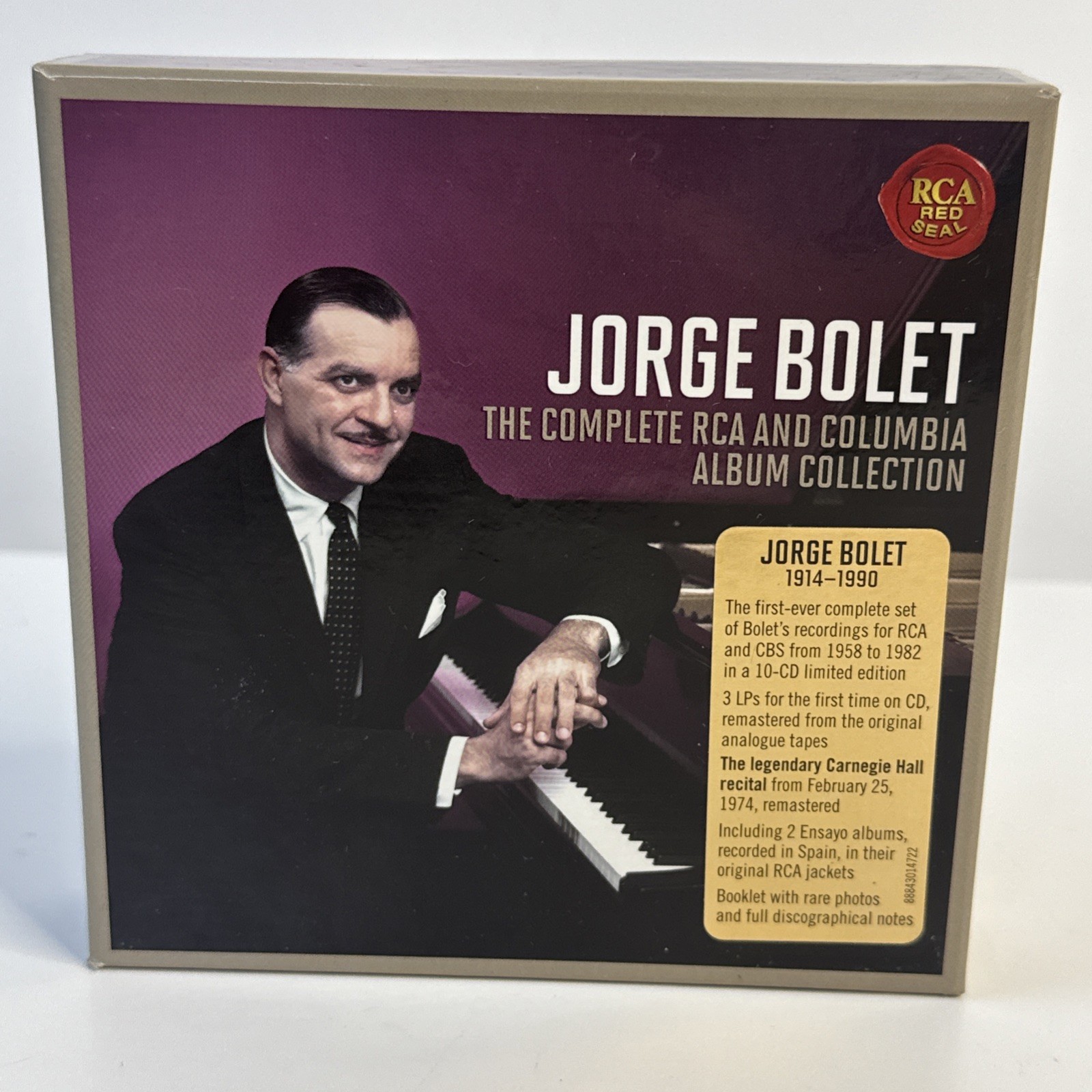 Jorge Bolet - The Complete RCA and Columbia Album Collection Sony 10 CD box RARE