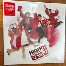 Disney High School Musical 3 Senior Year Soundtrack 2LP Red/White Vinyl Sealed picture