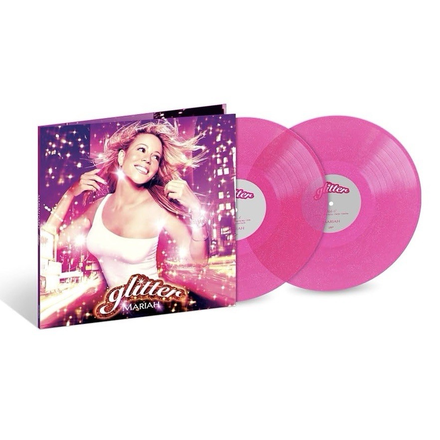 Mariah Carey Glitter 25th Anniversary Midnight Pink 2LP Vinyl PRESALE