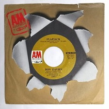 70's POP ROCK 45 HEAR Ron Davies FLAPJACK - LONG HARD CLIMB 1973 A&M VG+ picture