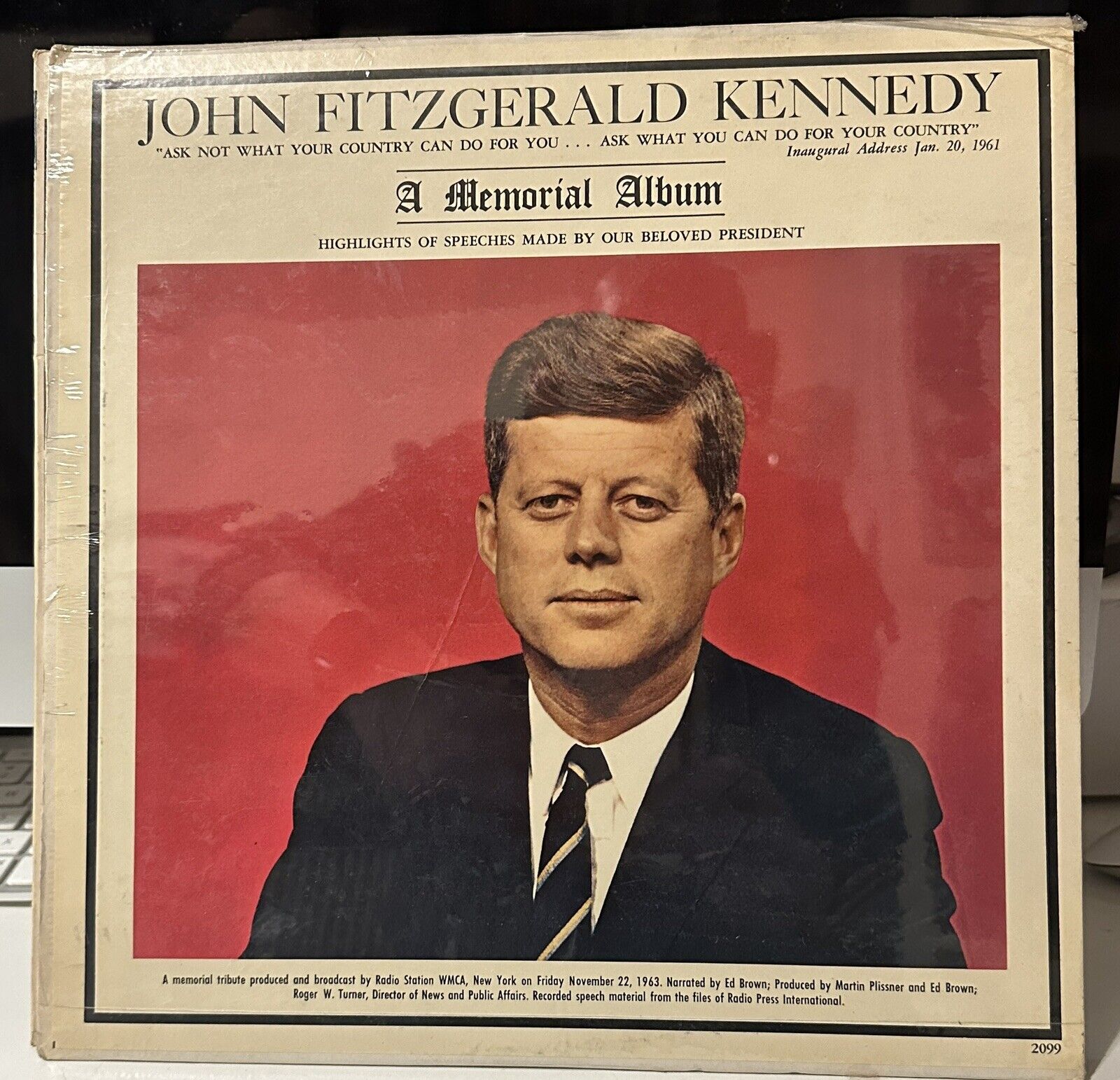 JOHN F KENNEDY MEMORIAL ALBUM (1963) Brand New & Sealed In Original Shrink - M