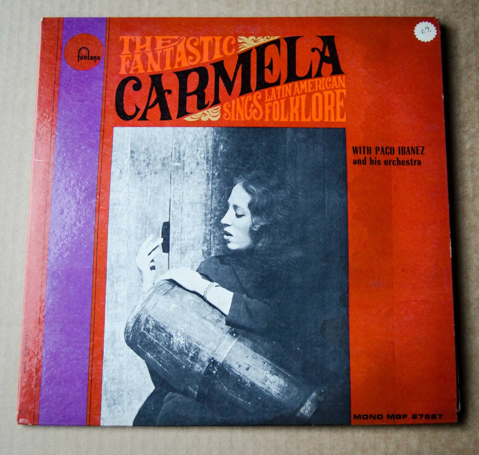 CARMELA WITH PACO IBANEZ AND HIS ORCHESTRA  ...AMERICAN FOLKLORE | RAN SINGAPORE