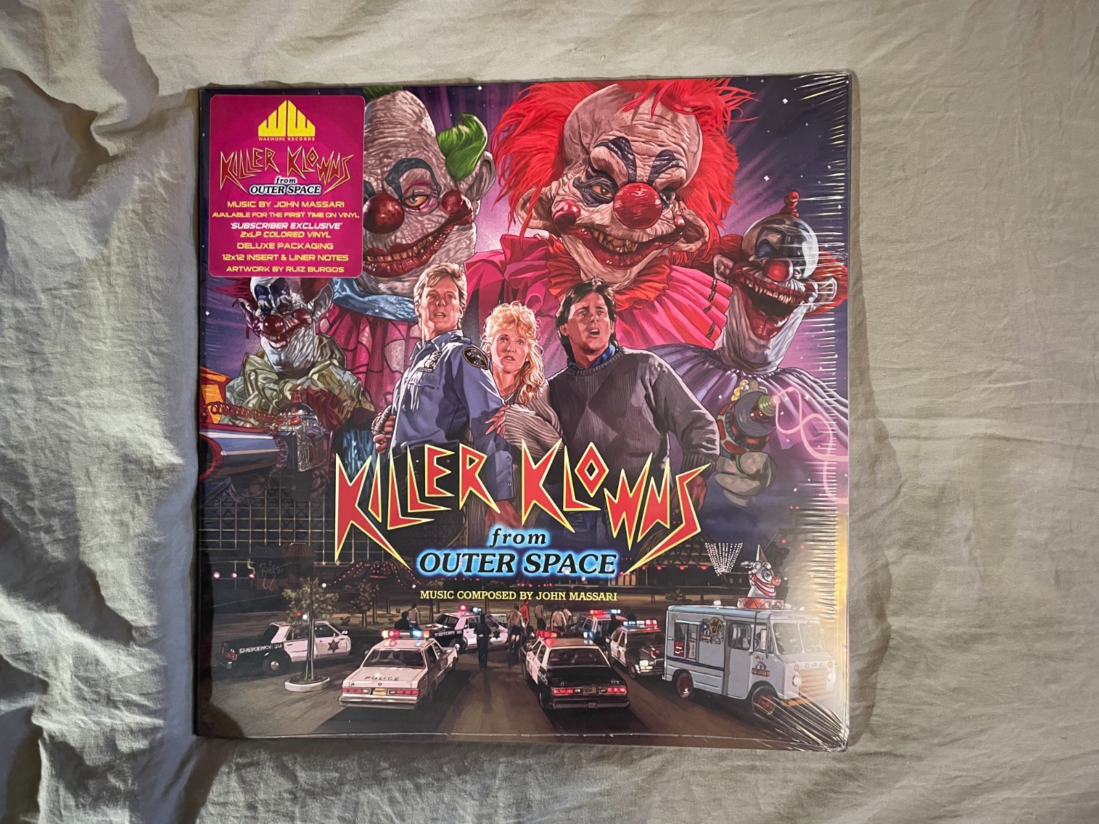 Killer Klowns from Outer Space Soundtrack SEALED  Brand New  2 LP Set 2021