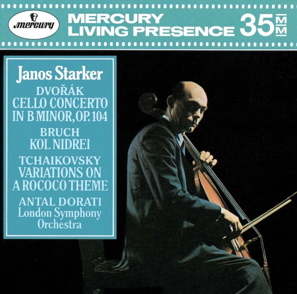 Dvok:Cello Concerto, Bruch:Kol Nidray he Janos Starker