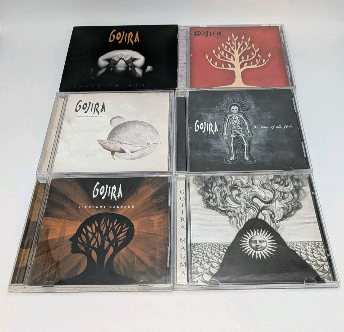 Gojira 6 CD Lot: Terra Incognito, The Link, From Mars To Sirius, Magma