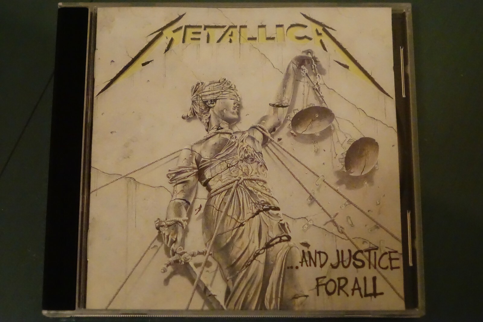 Metallica  And Justice For all LIMITED EDITION Gold CD and One Single CD Vertigo