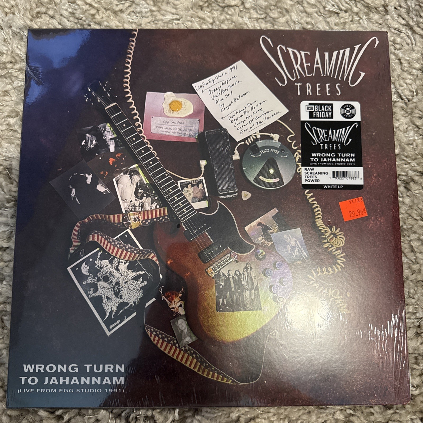 Screaming Trees-Wrong Turn To Jahannam Live White Vinyl LP-Lanegan-RSD-Brand New
