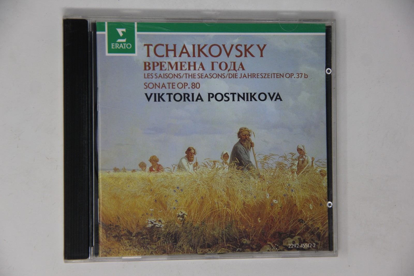 Tchaikovsky the Seasons Op 37b Sonata Op 80 CD Viktoria Postnikova