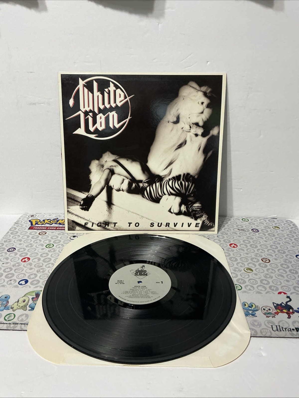 WHITE LION - Fight to Survive - Vinyl LP First Press 1985  Grand Slamm Records