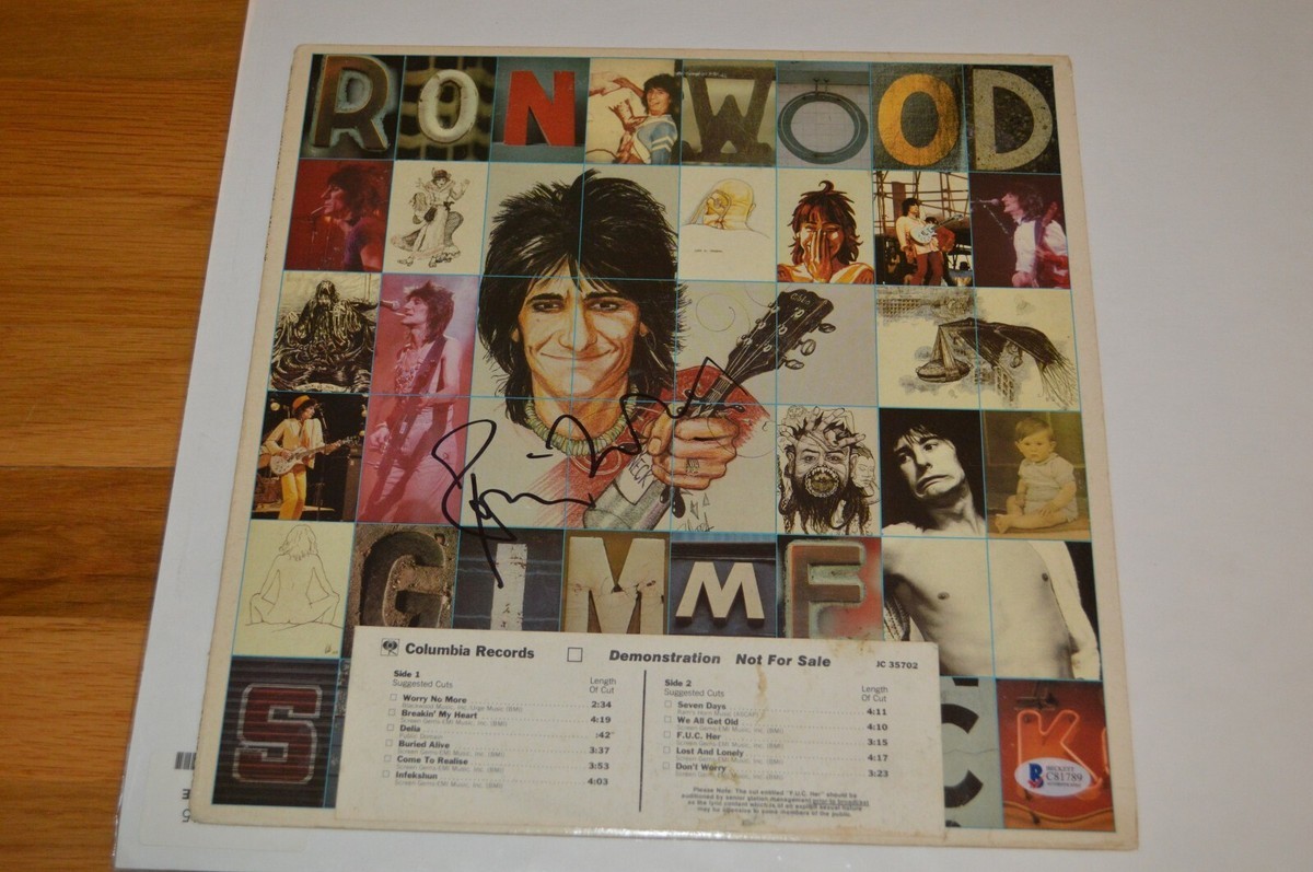 Ronnie Wood Autographed 