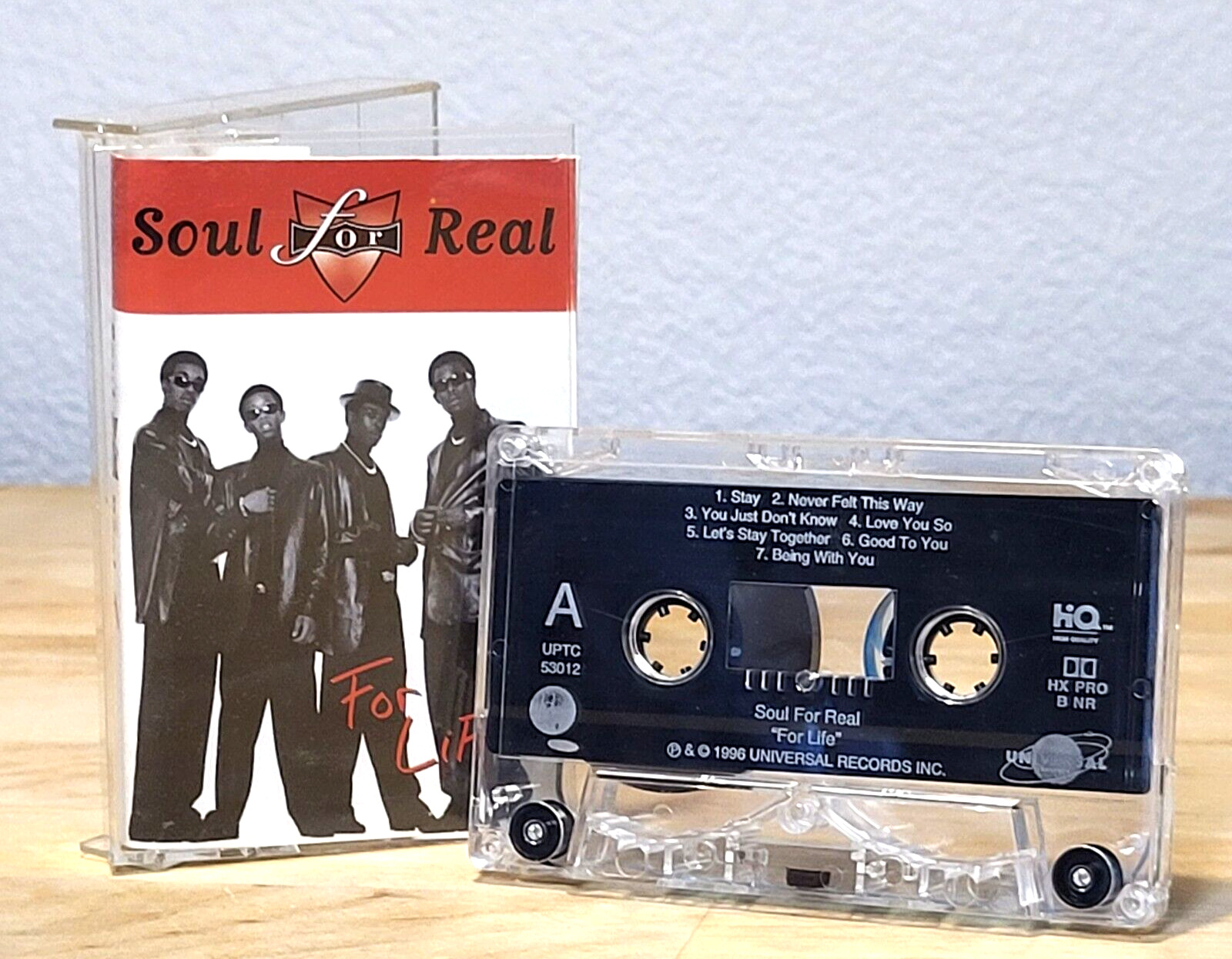 Soul for Real CASSETTE - For Life on Universal Records 1996 90s Vintage Hip Hop
